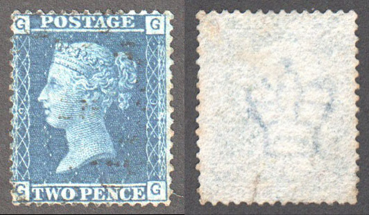 Great Britain Scott 29 Used Plate 9 - GG (P) - Click Image to Close